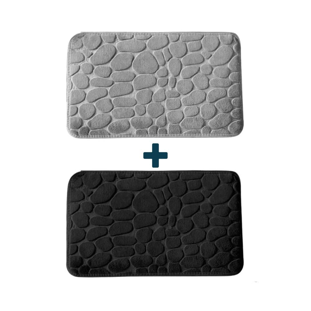 Tapete para Banheiro Antiderrapante Swan Bathroom - Compre 1 Leve 2