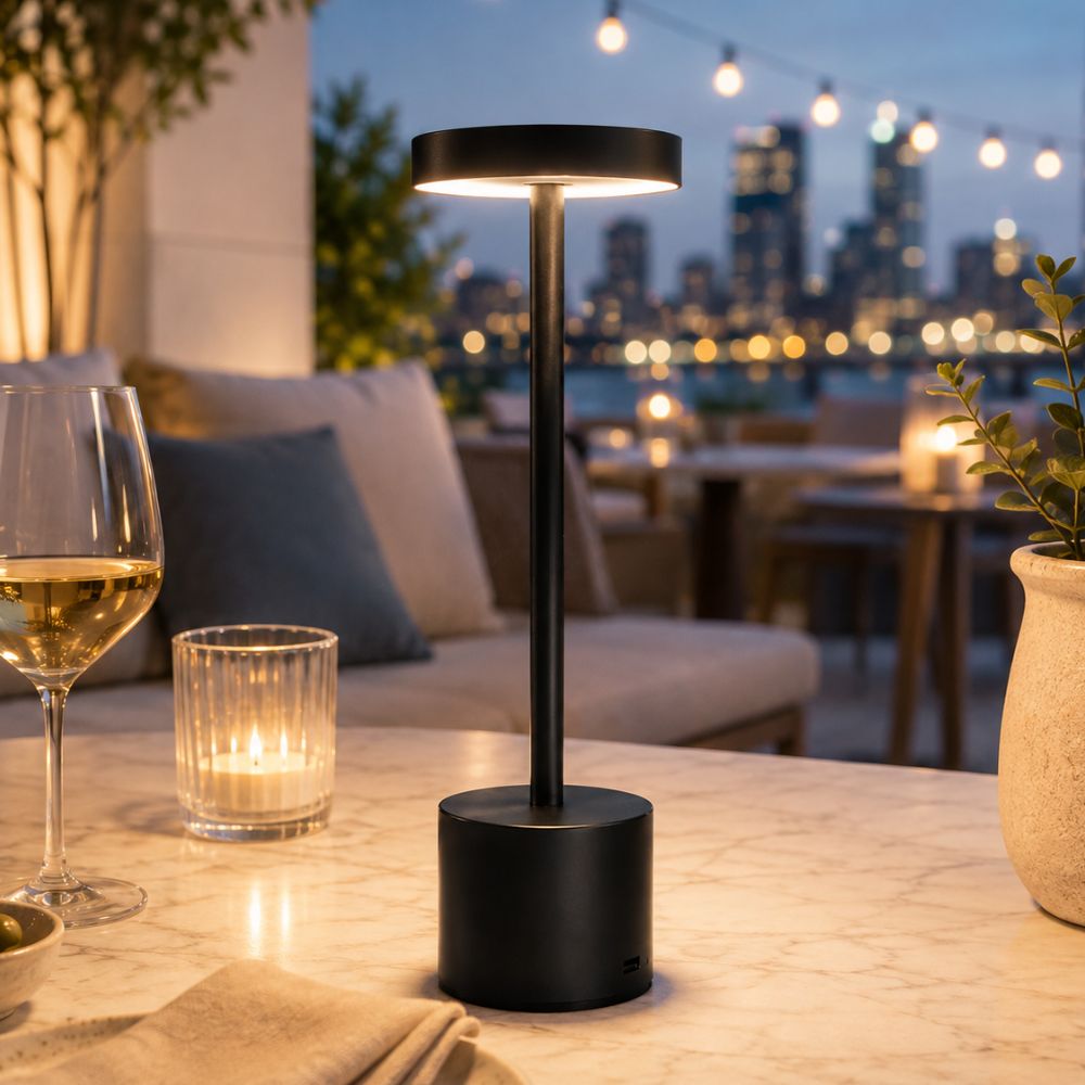 Luminária de Mesa Led Recarregável – Swanlight