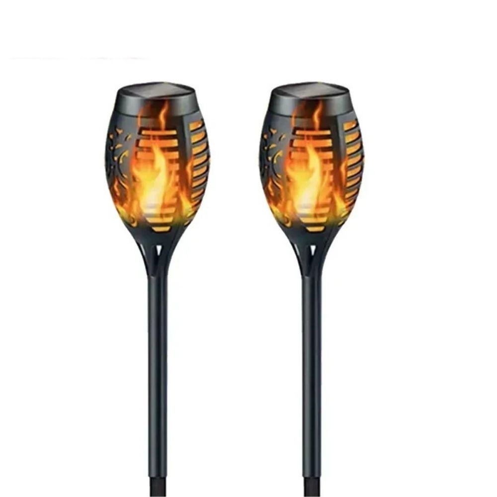 Luminária LED Solar Estilo Tocha para Jardim - SwanLight