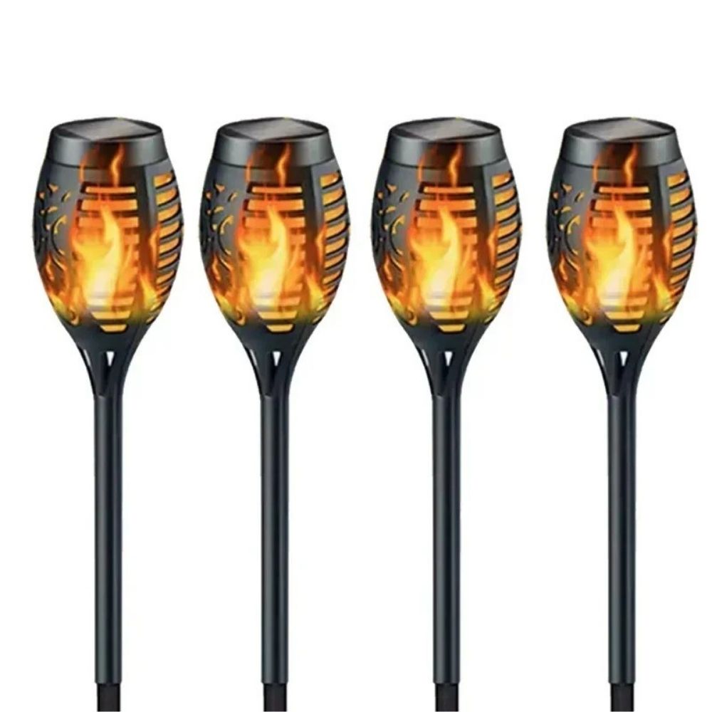 Luminária LED Solar Estilo Tocha para Jardim - SwanLight