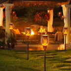 Luminária LED Solar Estilo Tocha para Jardim - SwanLight