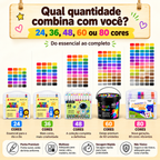Kit de Marcadores Acrílicos Multiuso – Cores Vibrantes, Alta Cobertura e Secagem Rápida