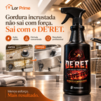 DE'RET Desengordurante Profissional – Remove Gordura Incrustada de Grelhas, Fogões e Coifas