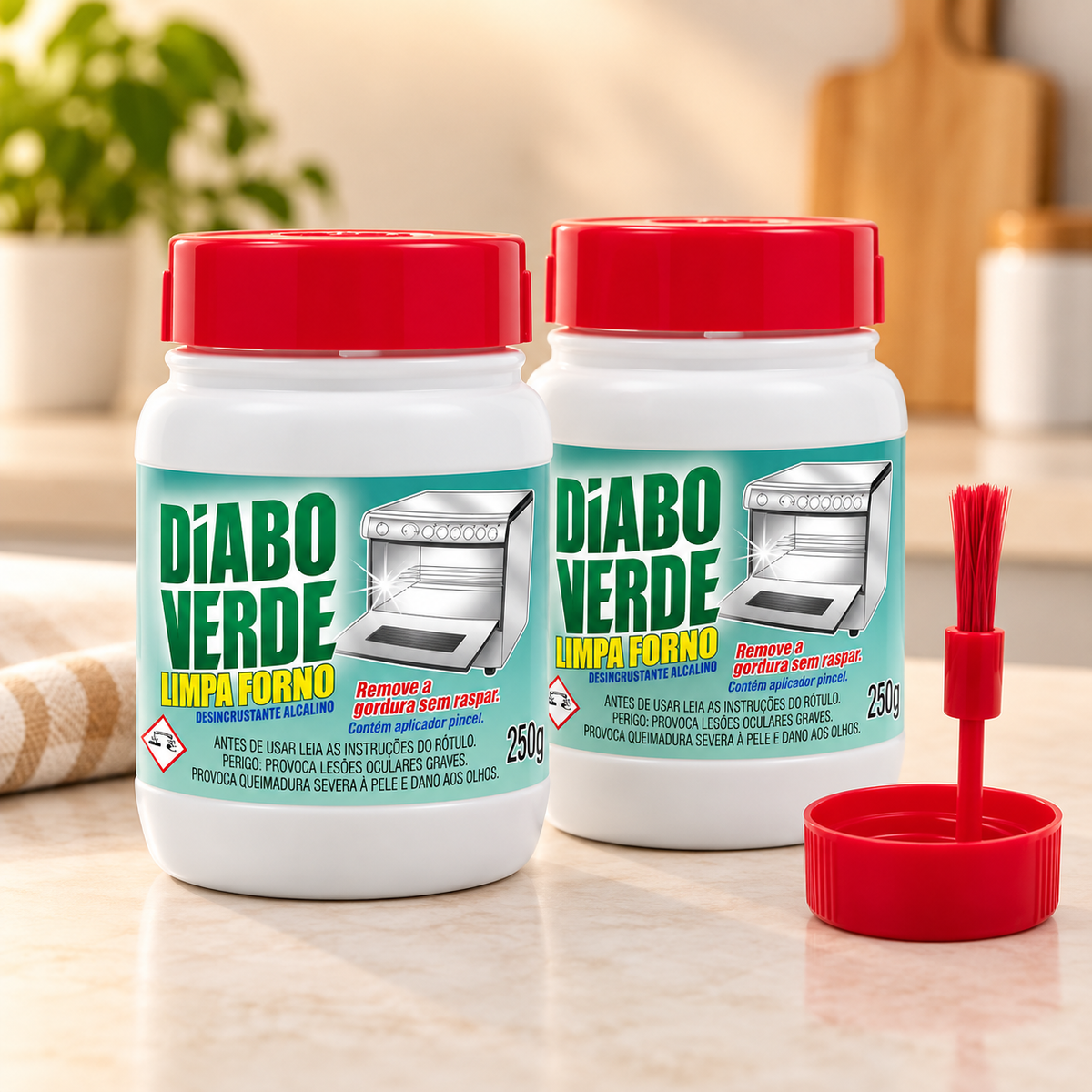 Diabo Verde 250g – Remove Gordura Pesada e Incrustada sem Raspar