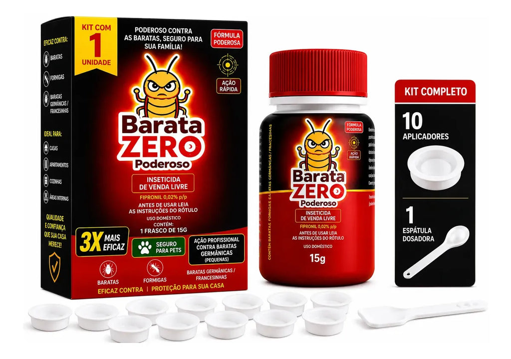 Isca Para Baratas Poderoso Uso Doméstico