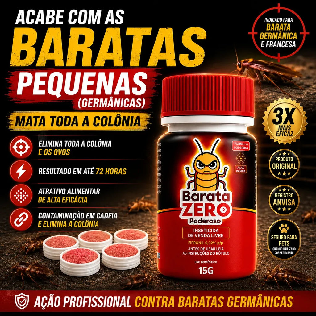 Isca Para Baratas Poderoso Uso Doméstico