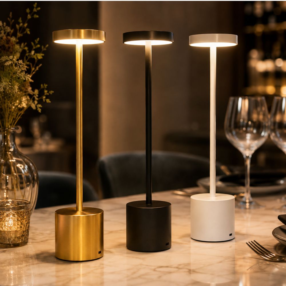 Luminária de Mesa Led Recarregável – Swanlight