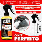 Kit Mata Mofo Pro 1 Litro – Removedor de Mofo e Bolor para Paredes, Tetos, Rejuntes e Banheiros + Borrifador