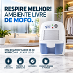 Mini Desumidificador de Ar Elétrico – Antimofo, Portátil, Compacto e Bivolt