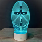 Luminária da Salvação - Decoração Iluminada 16 Cores RGB
