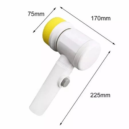 BrushClean - Escova de Limpeza 5 em 1 Sem Fio Prática - Entrega Grátis
