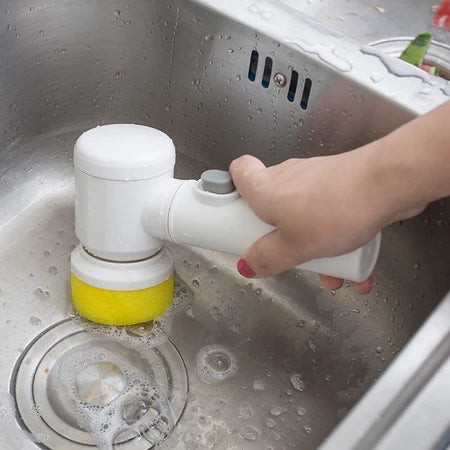BrushClean - Escova de Limpeza 5 em 1 Sem Fio Prática - Entrega Grátis