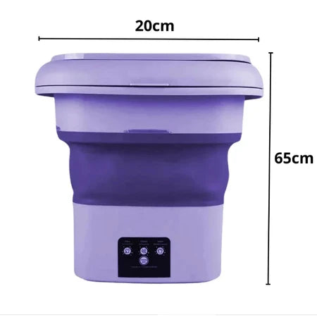 UltraClean - Mini Máquina de Lavar Elétrica Portátil Com Cesto Centrífuga - Entrega Grátis