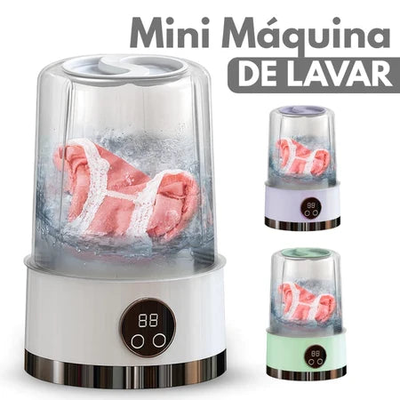 WashClean - Mini Máquina de Lavar Ideal Para Peças Íntimas - Entrega Grátis