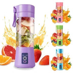 BlenderMini - Mini Liquidificador Portátil Recarregável 6 Laminas - Entrega Grátis