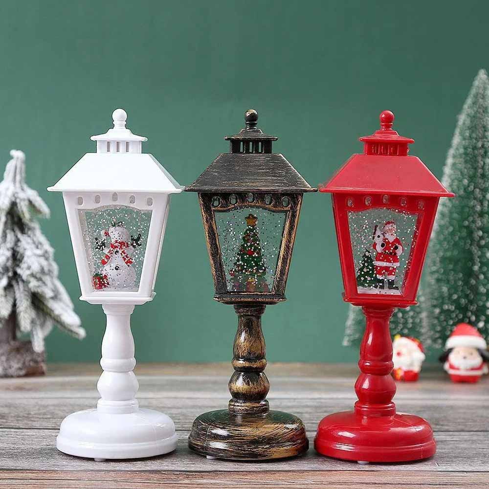 Luminária Natalina Led Lanterna com Efeito Neve – Swanlight