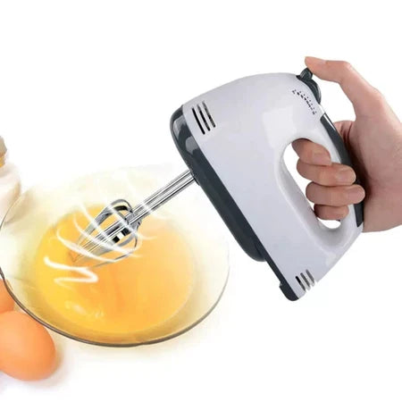 Batedeira Elétrica de Mão 7 Velocidades 260W Para Bolos e Chantilly
