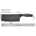 Conjunto De Facas Inox 6 Peças Antiaderente Para Cozinha