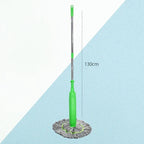 MopClean - Esfregão 2 em 1 Giratório Automático Com Desidratação Perfeito Para Limpeza Completa de Piso - Entrega Grátis